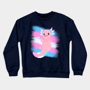 Trans axolotl Crewneck Sweatshirt